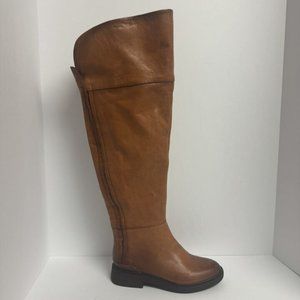Franco Sarto Tan Over the Knee Boots